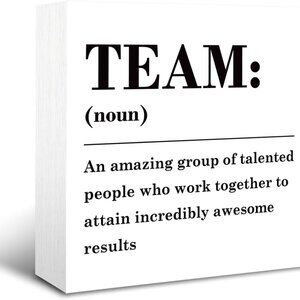 Inspirational Team Sign